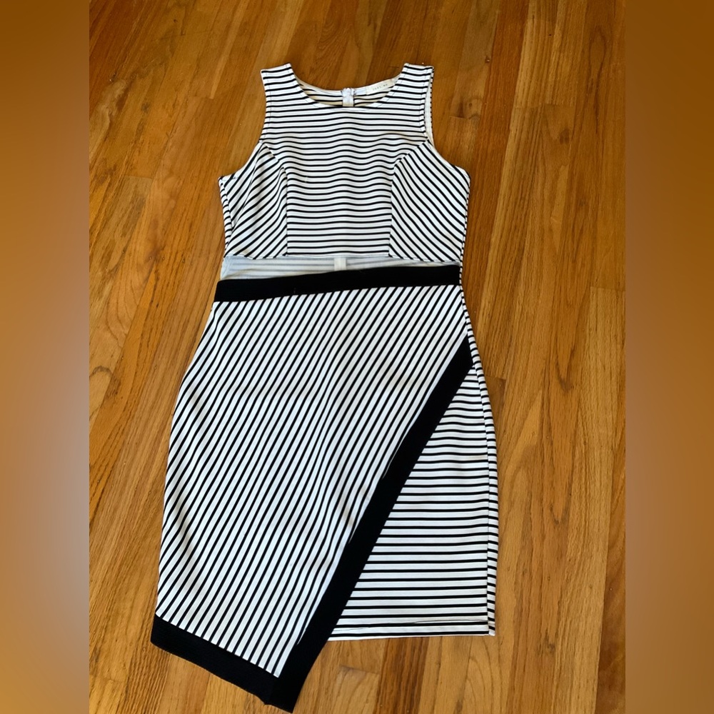 Just Me - Black & White Dress